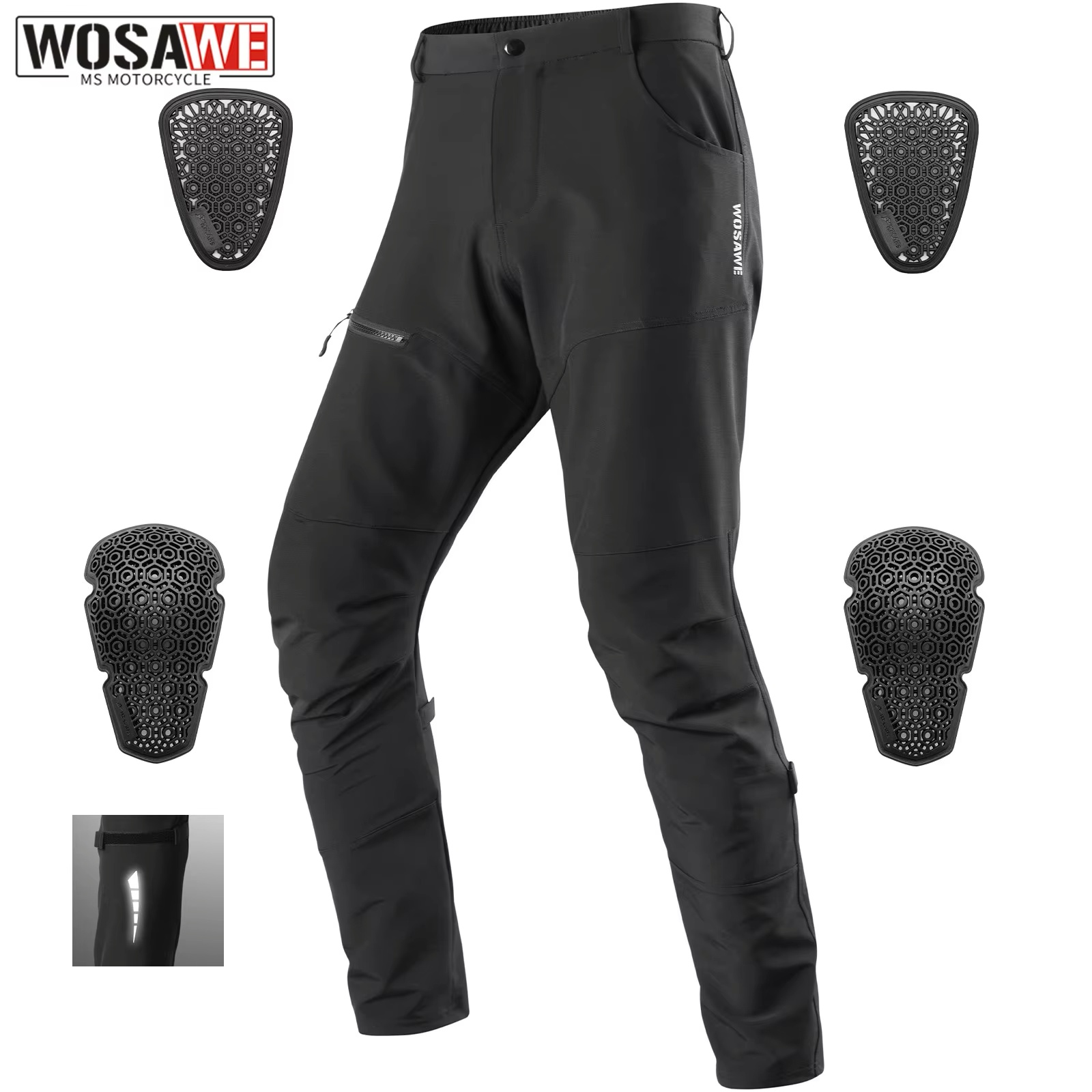 Motorcycle Gear For Woman - Pantalones de Motociclismo WOSAWE, Pantalones Todoterreno