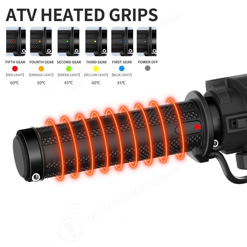 Handlebar Grip Heated - Empuñaduras Calefactables A3 para ATV, 4ª