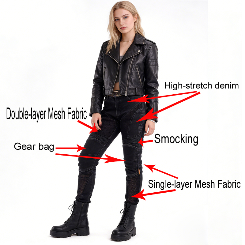 Pantalones de moto de verano p - Motorcycle Gear For Woman reseña y precio