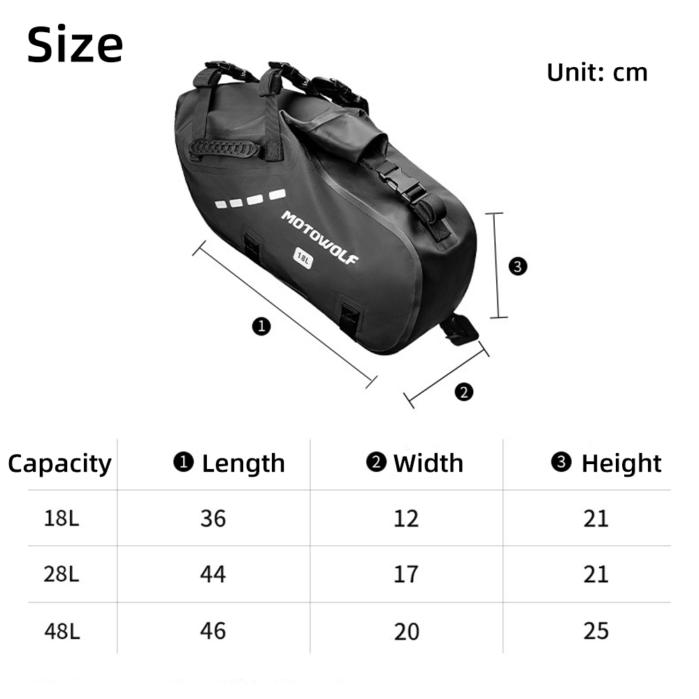 Bolsas Impermeables para Sillí - Motorcycle Gear Backpack reseña y precio