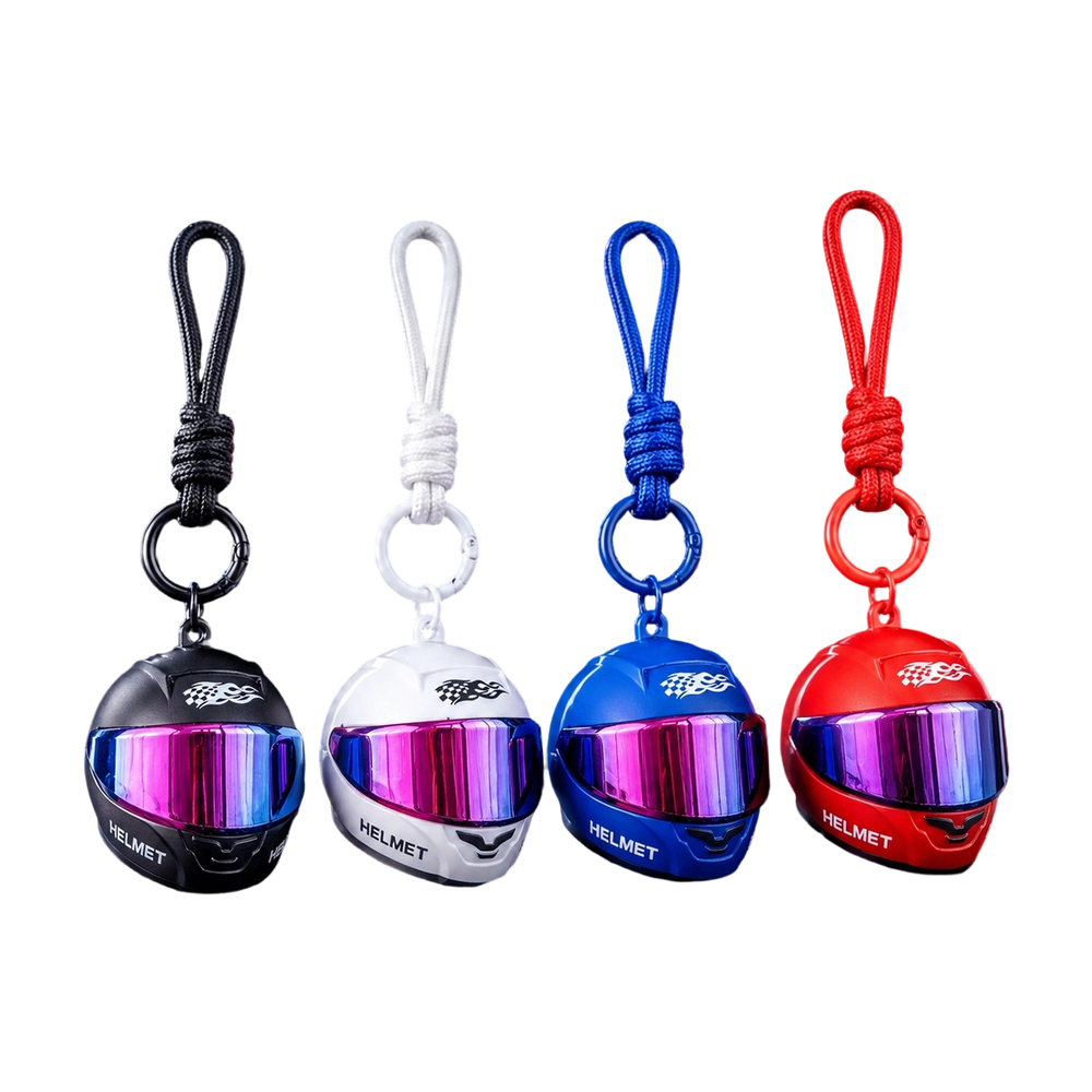 Llavero de casco colorido y ge - Motorcycle Gear Backpack reseña y precio